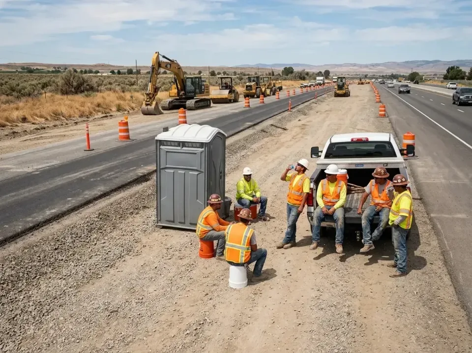 highway-road-construction-crew-007 — frequently asked questions, Porta Potty and Restroom Rentals in Corte Madera, CA